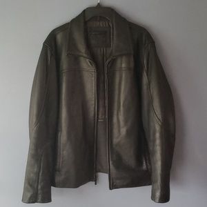 Calvin Klein leather jacket size large